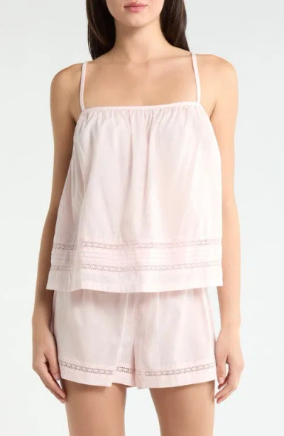 Nordstrom Peached Cotton Lawn Short Pajama Set In Pink