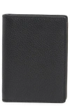 Nordstrom Pebble Leather Bifold Card Case