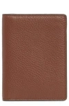 Nordstrom Pebble Leather Bifold Card Case