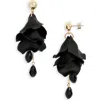Nordstrom Petal Chandelier Drop Earrings In Black