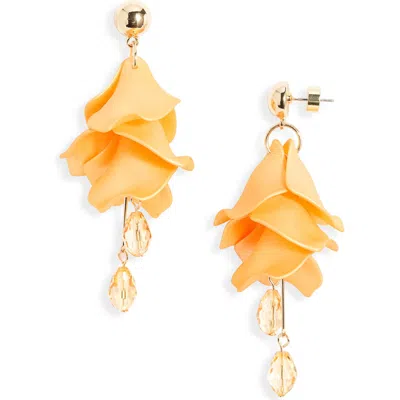 Nordstrom Petal Chandelier Drop Earrings In Brown