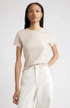 Nordstrom Pima Cotton Blend Crewneck T-shirt In Neutral