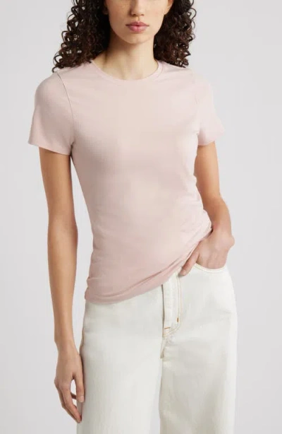 Nordstrom Pima Cotton Blend Crewneck T-shirt In Pink