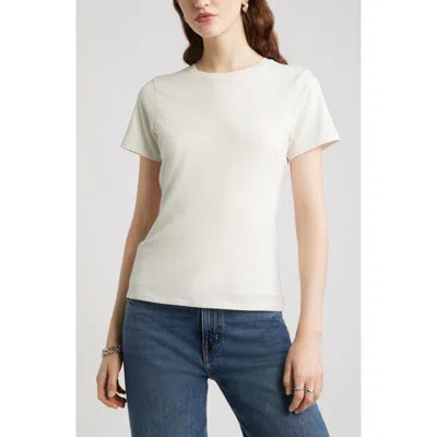 NORDSTROM NORDSTROM PIMA COTTON BLEND CREWNECK T-SHIRT