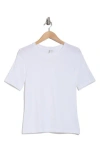 Nordstrom Pima Cotton Crewneck T-shirt In White