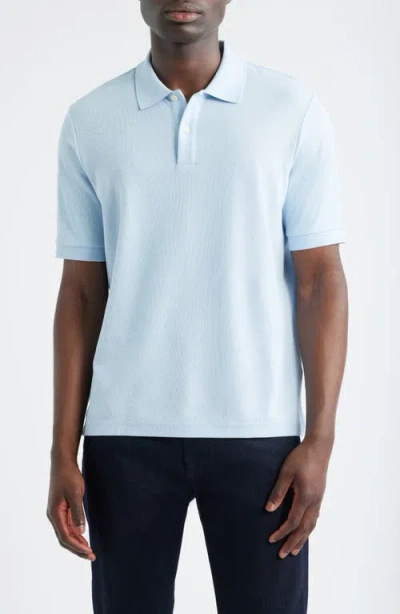 Nordstrom Pima Cotton Piqué Polo In Blue