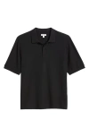 Nordstrom Cashmere Polo In Black