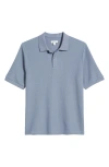 Nordstrom Pima Cotton Piqué Polo In Blue Chip