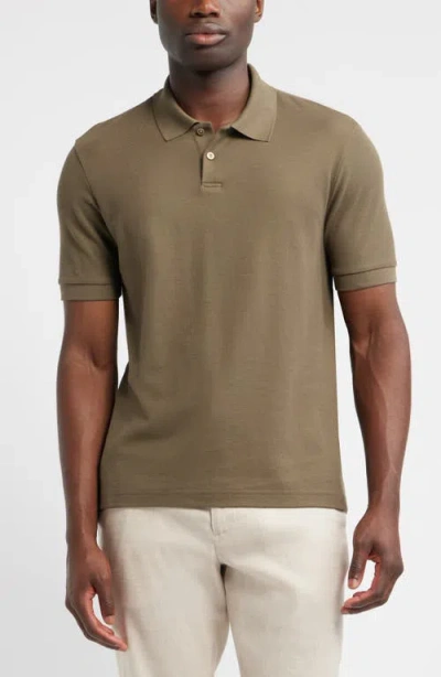 Nordstrom Pima Cotton Piqué Polo In Green