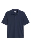 Nordstrom Pima Cotton Piqué Polo In Navy Blazer