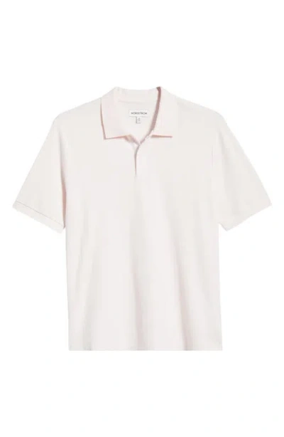 Nordstrom Pima Cotton Piqué Polo In Neutral