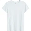 Nordstrom Pima Cotton Slub Crewneck T-shirt In Blue