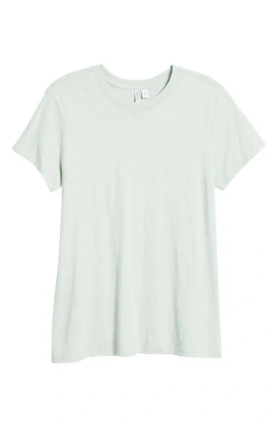 Nordstrom Pima Cotton Slub Crewneck T-shirt In Green Fondant
