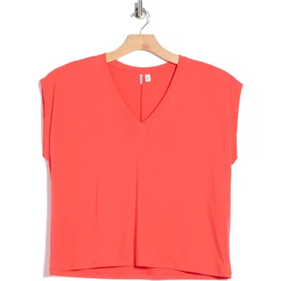 Nordstrom Pima Cotton T-shirt In Orange