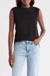Nordstrom Pima Muscle Tank In Brown