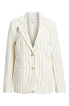 Nordstrom Pinstripe Boyfriend Blazer
