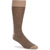 Nordstrom Pinstripe Wool Blend Dress Socks In Tan