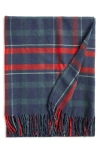 Nordstrom Plaid Fringe Throw Blanket In Multi