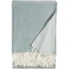 Nordstrom Plaid Fringe Throw Blanket In Green