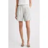 Nordstrom Pleat Front Trouser Shorts In Gray
