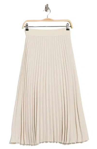 Nordstrom Pleated Midi Skirt In Brown