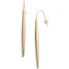 Nordstrom Pointed Bar Drop Earrings In Gold