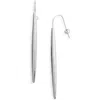 Nordstrom Pointed Bar Drop Earrings In Silver