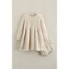 Nordstrom Pointelle Long Sleeve Sweater Dress & Bloomers In White