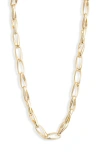 Nordstrom Polished Cable Link Chain Necklace In Gold
