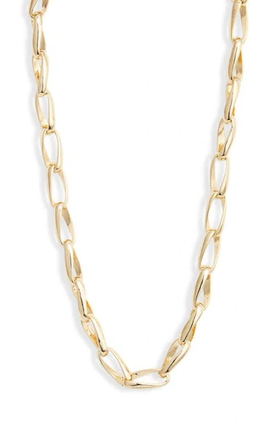 Nordstrom Polished Cable Link Chain Necklace In Gold