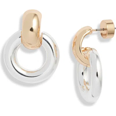 Nordstrom Polished Door Knocker Earrings In Red