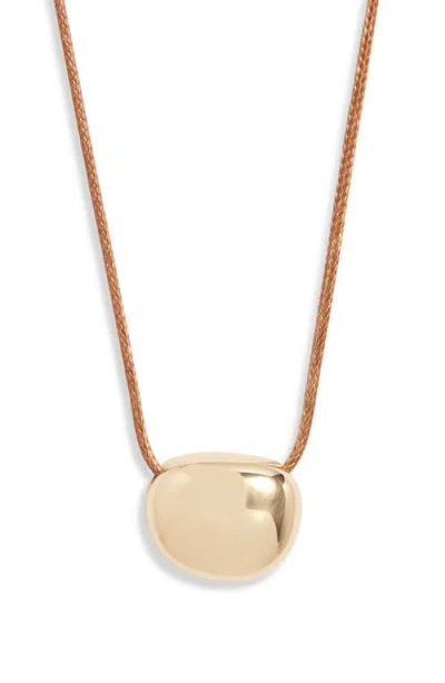 Nordstrom Polished Orb Cord Necklace In Multi