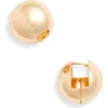 Nordstrom Polished Sphere Huggie Earrings In Gold