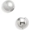 Nordstrom Polished Sphere Huggie Earrings In Silver