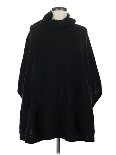Pre-owned Nordstrom Poncho In Black
