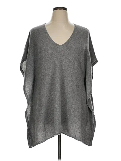 Pre-owned Nordstrom Poncho In Gray
