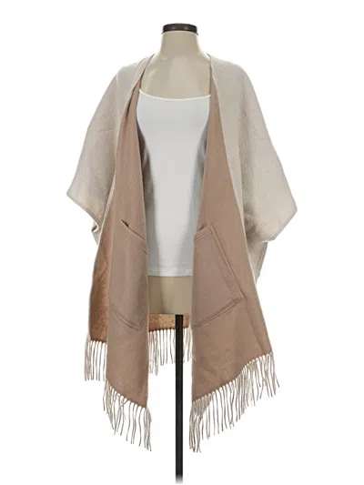 Pre-owned Nordstrom Poncho In Tan