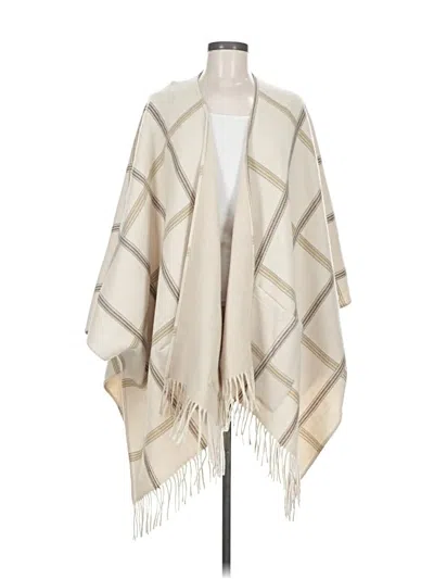 Pre-owned Nordstrom Poncho In White