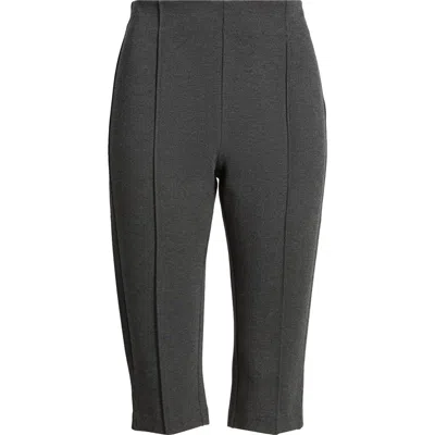 Nordstrom Ponte Knit Capri Pants In Gray