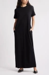 Nordstrom Ponte Maxi Dress In Black