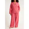 Nordstrom Print Cotton Pajamas In Pink