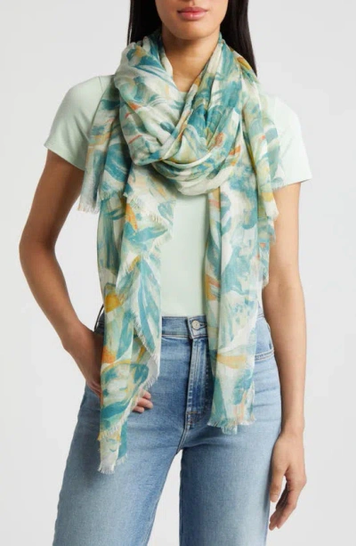 Nordstrom Print Modal & Silk Scarf In Multi