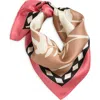 Nordstrom Print Silk Square Scarf In Pink Botanical