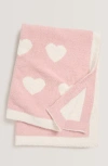 Nordstrom Print So Soft Chenille Blanket In Pink