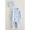 Nordstrom Print Zip Footie & Beanie Set