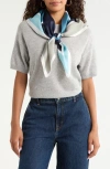 Nordstrom Printed Square Silk Scarf In Multi