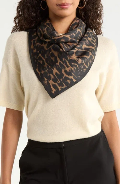 Nordstrom Printed Square Silk Scarf In Multi
