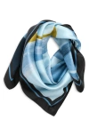 Nordstrom Printed Square Silk Scarf In Pink