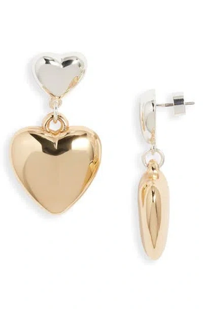 Nordstrom Puffy Heart Drop Earrings In Multi
