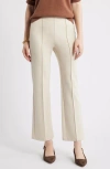 Nordstrom Pull-on Ponte Trousers In Neutral